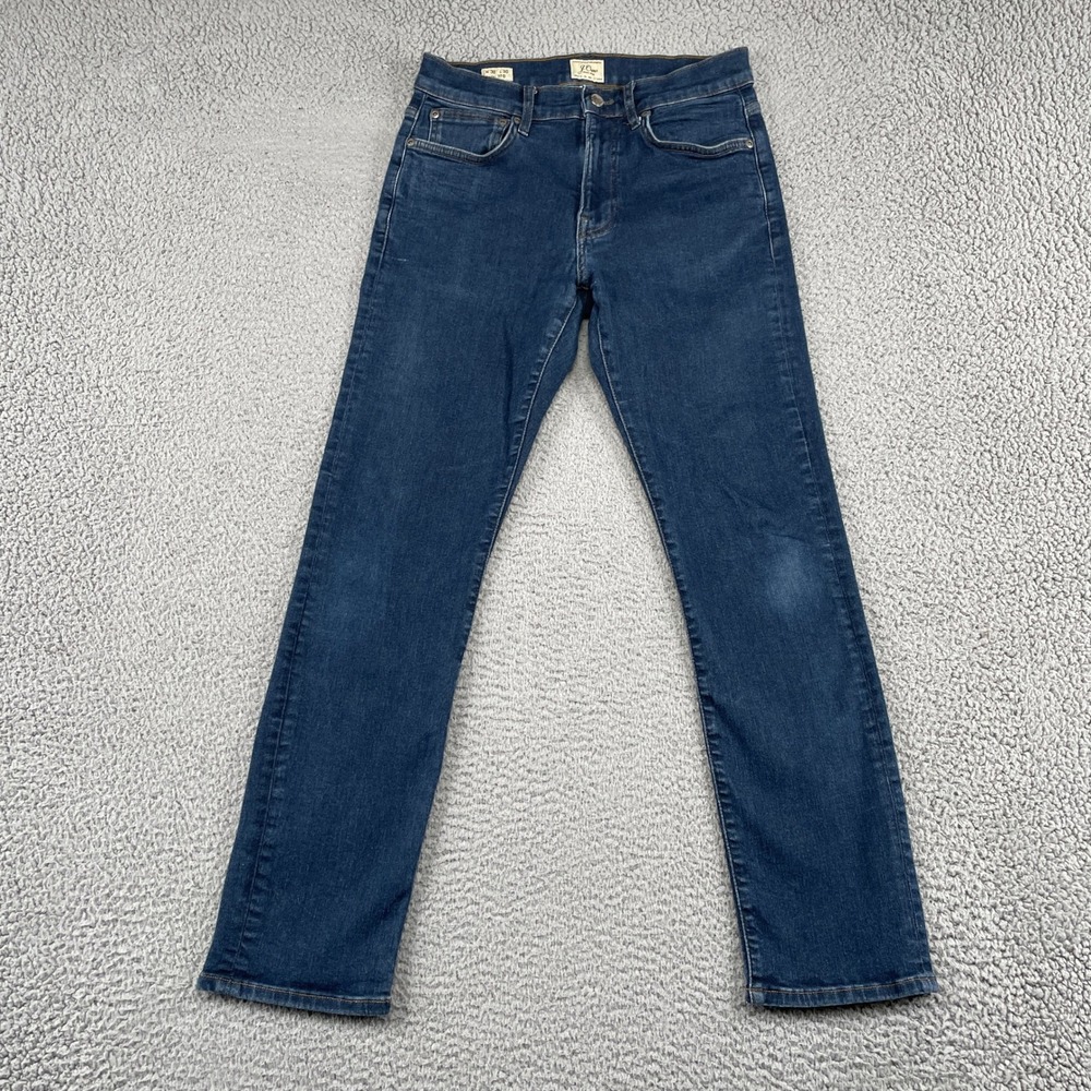 J.Crew Jeans Mens 30x30 Blue 770 Straight Fit Stretch Denim Everyday Casual